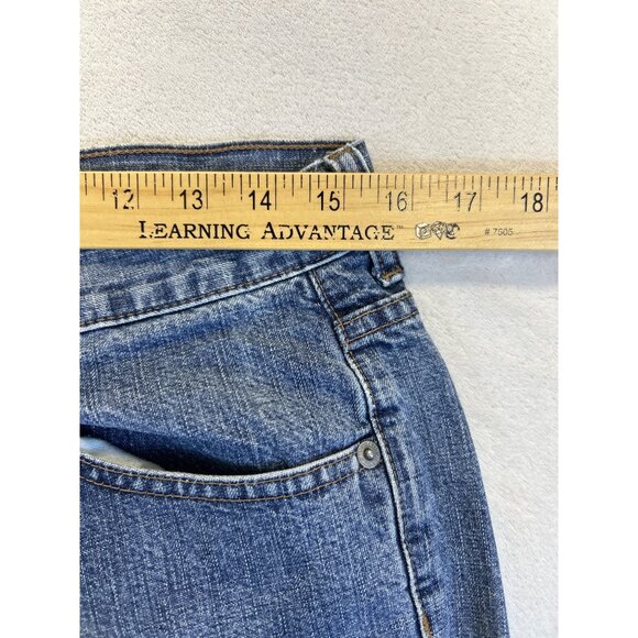 Calvin Klein‎ Jeans Womens 10 Blue Denim Cotton Straight Leg - Picture 5 of 10